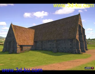 3D打印模型Tithe Barn的图片