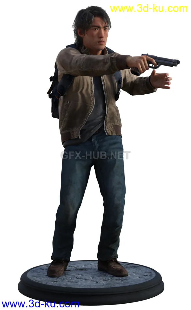 TLoU2 Jesse in Daz G8M模型的图片1