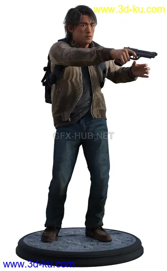 3D打印模型TLoU2 Jesse in Daz G8M的图片