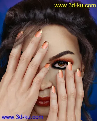 3D打印模型TMHL Nails for Genesis 3 and 8 Female(s)的图片