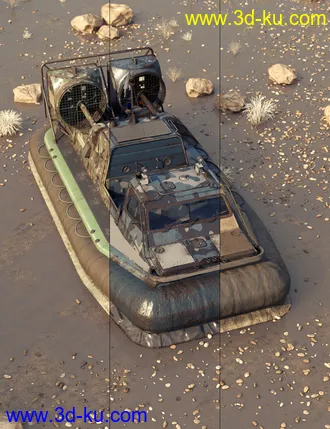 3D打印模型To Serve for the Rescue Hovercraft的图片