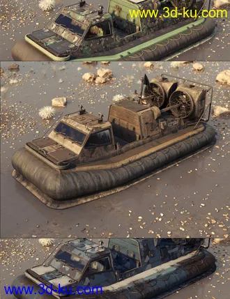 3D打印模型To Serve for the Rescue Hovercraft的图片
