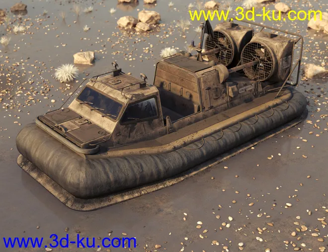 To Serve for the Rescue Hovercraft模型的图片3