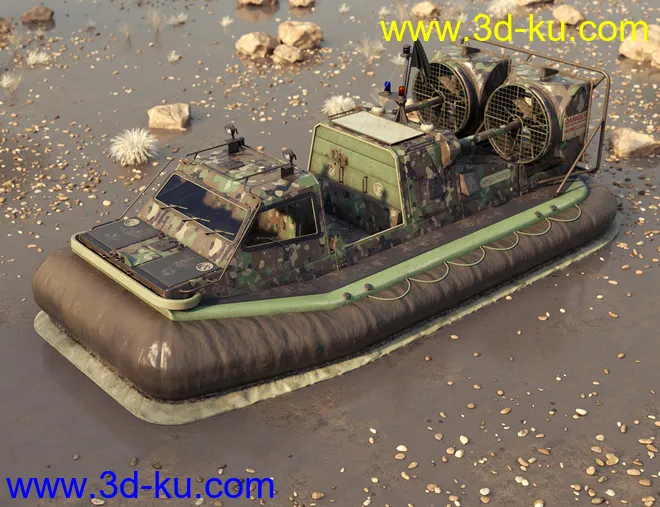 To Serve for the Rescue Hovercraft模型的图片4