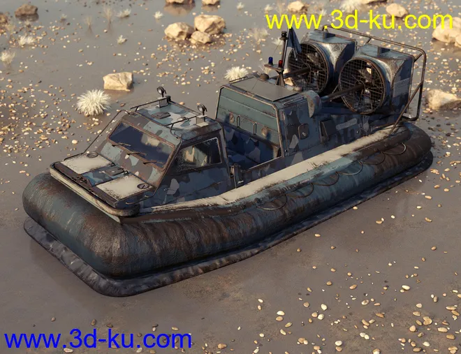 To Serve for the Rescue Hovercraft模型的图片5