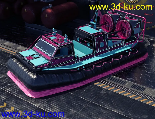 To Serve for the Rescue Hovercraft模型的图片6