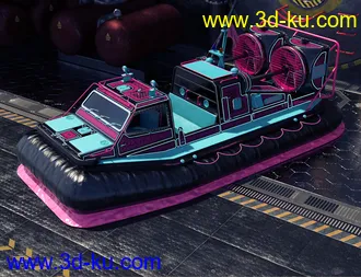 3D打印模型To Serve for the Rescue Hovercraft的图片