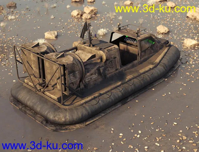 To Serve for the Rescue Hovercraft模型的图片7