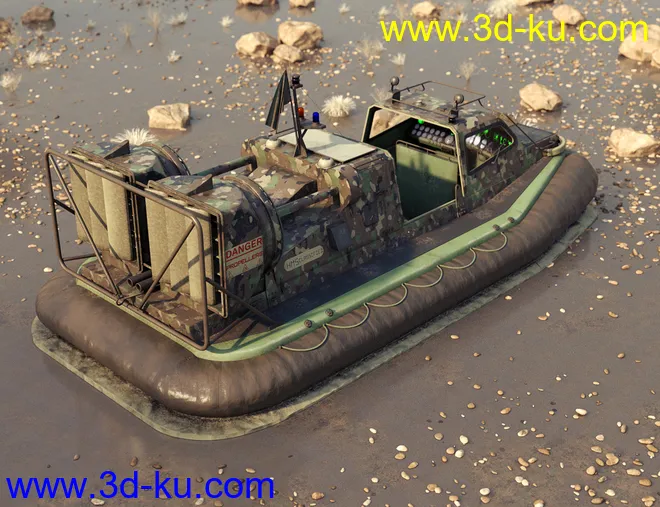 To Serve for the Rescue Hovercraft模型的图片8