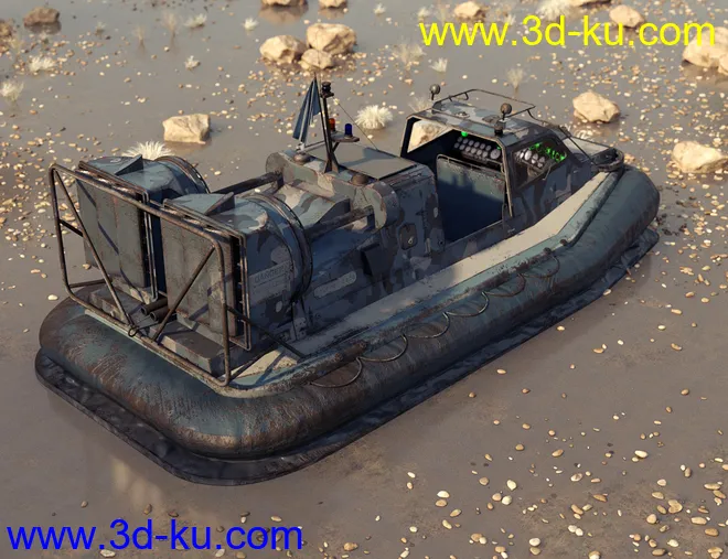 To Serve for the Rescue Hovercraft模型的图片9