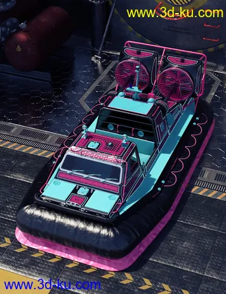 3D打印模型To Serve for the Rescue Hovercraft的图片