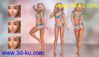 3D打印模型Tomiko for Genesis 8.1 Female的图片