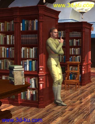 3D打印模型Treasury of Books的图片