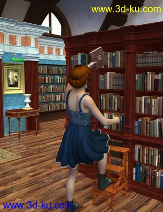 3D打印模型Treasury of Books的图片