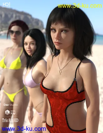 3D打印模型Tris HD For Genesis 8.1 Female的图片