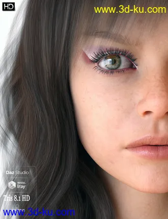 3D打印模型Tris HD For Genesis 8.1 Female的图片