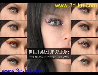 3D打印模型Tris HD For Genesis 8.1 Female的图片