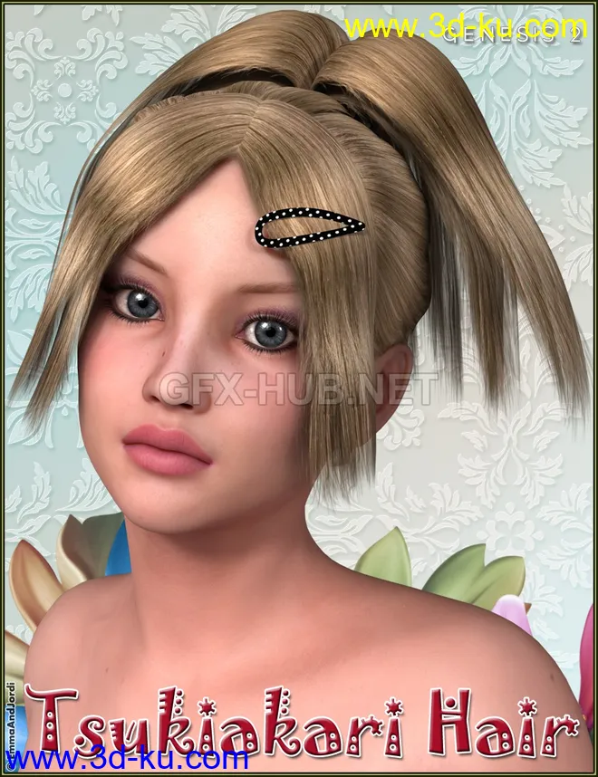 Tsukiakari Hair模型的图片1