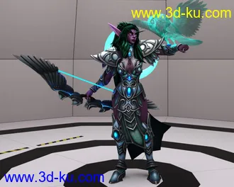3D打印模型Tyrande Whisperwind for G8F and G8.1F的图片