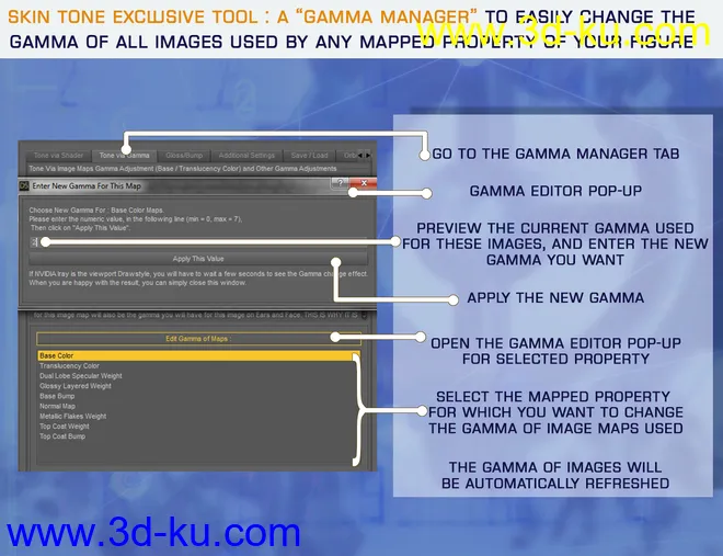 Ultimate Iray Skin Manager (Update February 2021)模型的图片5