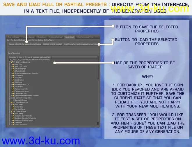 Ultimate Iray Skin Manager (Update February 2021)模型的图片10