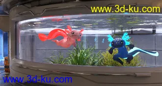3D打印模型Ultimate Textures for Toon Axolotl的图片