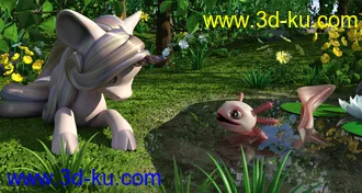 3D打印模型Ultimate Textures for Toon Axolotl的图片