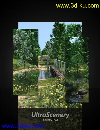 3D打印模型UltraScenery - Country Ford的图片