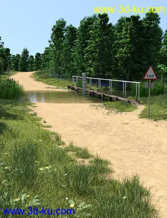 3D打印模型UltraScenery - Country Ford的图片