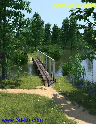 3D打印模型UltraScenery - Country Ford的图片