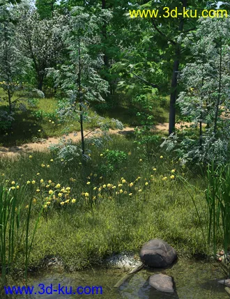 3D打印模型UltraScenery - Country Ford的图片