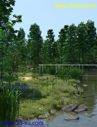 3D打印模型UltraScenery - Country Ford的图片