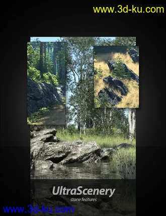 3D打印模型UltraScenery - Stone Features的图片