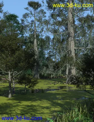 3D打印模型UltraScenery - Swamp的图片