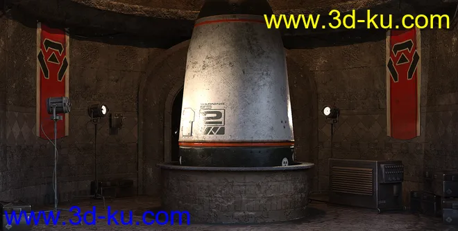Underground War Room模型的图片2