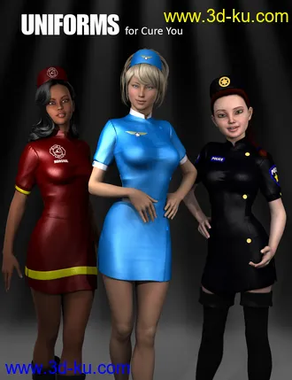 3D打印模型Uniforms for Cure You的图片