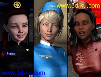 3D打印模型Uniforms for Cure You的图片