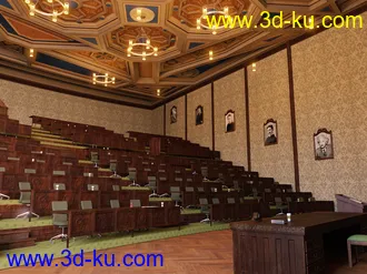 3D打印模型University Lecture Hall的图片