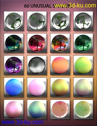 3D打印模型Unusual Shaders Vol 1的图片