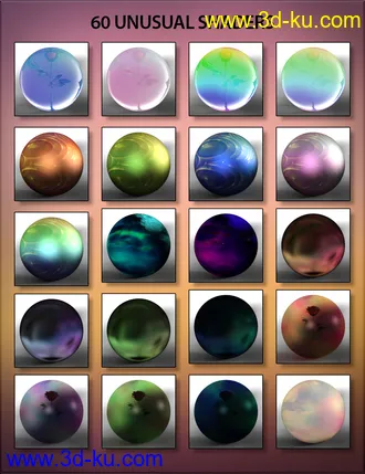 3D打印模型Unusual Shaders Vol 1的图片