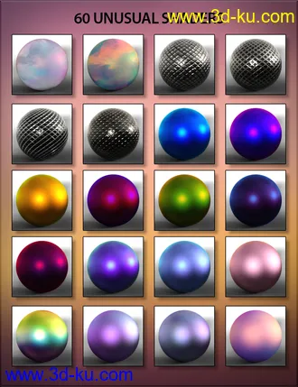 3D打印模型Unusual Shaders Vol 1的图片