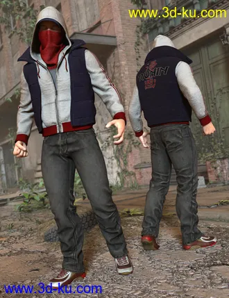 3D打印模型Urban Survivors HD for Genesis 2 Female(s) and Male(s)的图片