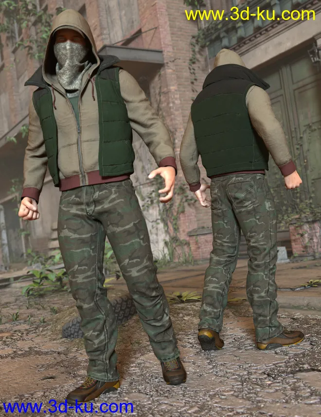 Urban Survivors HD for Genesis 2 Female(s) and Male(s)模型的图片6