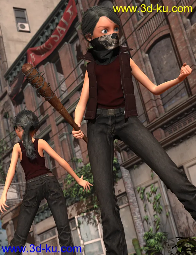 Urban Survivors HD for Genesis 2 Female(s) and Male(s)模型的图片9