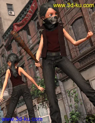 3D打印模型Urban Survivors HD for Genesis 2 Female(s) and Male(s)的图片