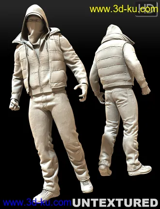 3D打印模型Urban Survivors HD for Genesis 2 Female(s) and Male(s)的图片