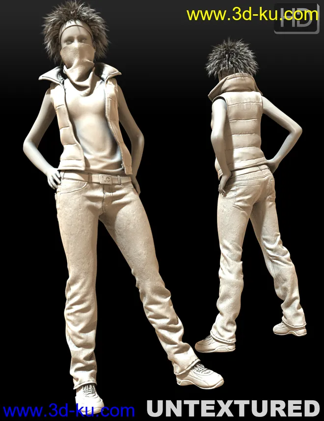 Urban Survivors HD for Genesis 2 Female(s) and Male(s)模型的图片15