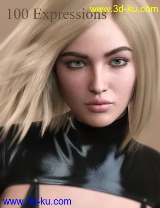 3D打印模型V 100 Expressions The Gold Collection 2 for Genesis 8.1 Female的图片