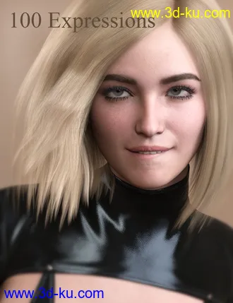 V 100 Expressions The Gold Collection 2 for Genesis 8.1 Female模型的图片4