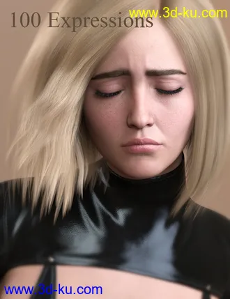 V 100 Expressions The Gold Collection 2 for Genesis 8.1 Female模型的图片16